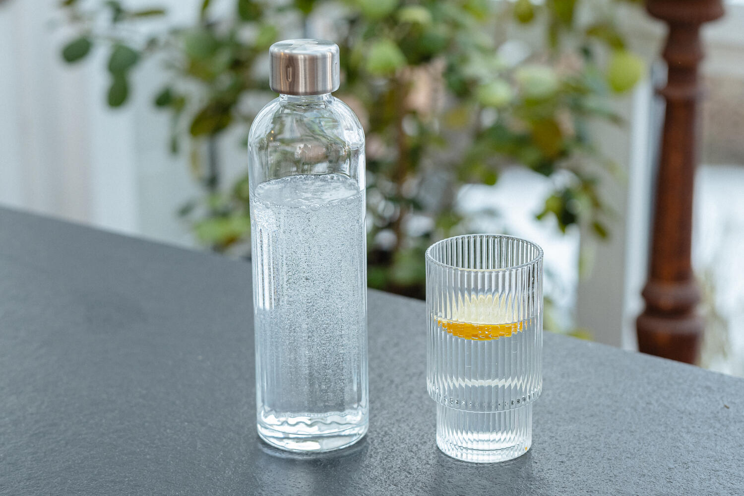 Wassersprudler Glasflasche